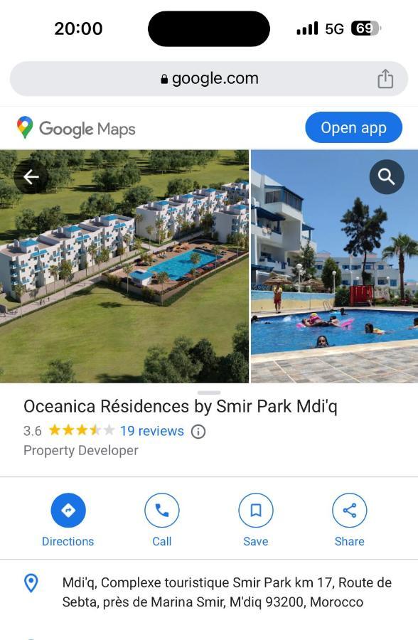 Smir Park Apartment Mdi'Q , Marina Smir, Oceanica エクステリア 写真